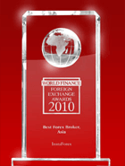 «InstaForex est le meilleur courtier en Asie de 2010» selon les World Finance Awards
